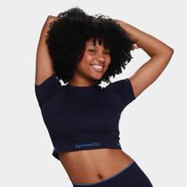 Camiseta Cropped Speedo Esportiva Feminina
