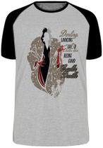 Camiseta Cruella Deville Blusa Plus Size extra grande adulto ou infantil Camiseta Cruella Deville Blusa Plus Size extra grande adulto ou infantil