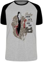 Camiseta Cruella Deville Looking 101 dalmatas good Blusa Plus Size extra grande adulto ou infantil Camiseta Cruella Deville Looking 101 dalmatas good Blusa Plus Size extra grande adulto ou infantil