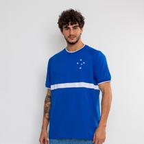 Camiseta Cruzeiro Oficial Raglan Orgulho Azul