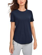 Camiseta CRZ YOGA Algodão Pima Manga Curta Marinho XL