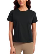 Camiseta CRZ YOGA Algodão Pima Manga Curta Preta XL Camiseta CRZ YOGA Algodão Pima Manga Curta Preta XL