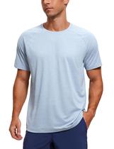Camiseta CRZ YOGA Azul Chambray Leve e de Secagem Rápida P