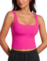 Camiseta CRZ YOGA Butterluxe com Decote Quadrado Dupla Camada P