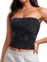 Camiseta CRZ YOGA Butterluxe Dupla Camada sem alça Preta M