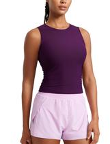 Camiseta CRZ YOGA Cloudweight com Franzido Lateral e Gola Alta Plum P Camiseta CRZ YOGA Cloudweight com Franzido Lateral e Gola Alta Plum P