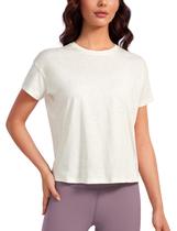 Camiseta CRZ YOGA de Algodão Pima Manga Curta Média Camiseta CRZ YOGA de Algodão Pima Manga Curta Média