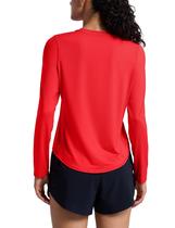 Camiseta CRZ YOGA de Manga Larga Leve para Treino Vermelha XS Camiseta CRZ YOGA de Manga Larga Leve para Treino Vermelha XS