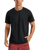 Camiseta CRZ YOGA leve de manga curta para homens preta