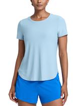 Camiseta CRZ YOGA Leve para Treino Azul Claro P Camiseta CRZ YOGA Leve para Treino Azul Claro P