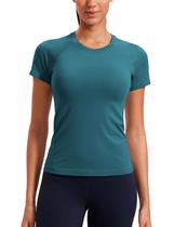 Camiseta CRZ YOGA Sem Costura para Corrida Manga Curta XL