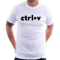 Camiseta Ctrl+V - Foca na Moda