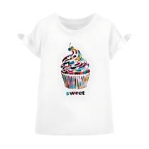 Camiseta Cupcake OSHKOSH - Bebê Menina Camiseta Cupcake OSHKOSH - Bebê Menina