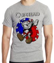Camiseta Cuphead game Blusa criança infantil juvenil adulto camisa tamanhos