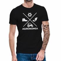 Camiseta Curso De Agronomia Camisa Agrônomo Curso Masculina Profissão Universidade Faculdade