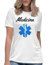 Camiseta curso medicina faculdade medica universitária