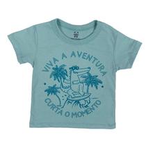 Camiseta curta infantil jacaré surf verão - Espevitados