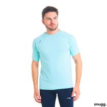 Camiseta Curta Masculina Proteção Solar UV50+ Snugg Esporte Academia Corrida