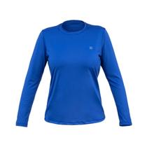 Camiseta Curtlo Active Sense Feminina Azul Royal G