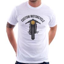 Camiseta Custom Motorcycle - Foca na Moda