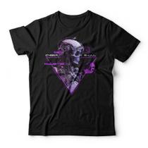 Camiseta Cyber Skull Studio Geek Camiseta Cyber Skull Studio Geek