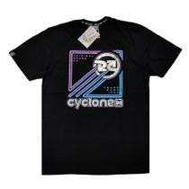 Camiseta Cyclone Preta Original 010235380