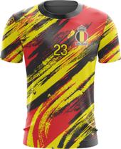 Camiseta da Bélgica Copa Futebol Esportes Torcedor Dryfit