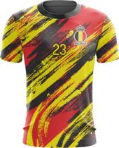 Camiseta da Bélgica Copa Futebol Esportes Torcedor Dryfit