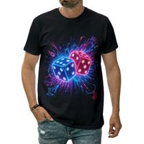 Camiseta Dados Rolando Sorte Estratégia Tabuleiro E Rpg Camiseta Dados Rolando Sorte Estratégia Tabuleiro E Rpg
