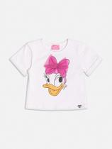 Camiseta daisy laço tule momi.