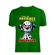 Camiseta Dalmatas Pet Dog Cachorro Blusa unissex Verde 100% Algodão Camiseta Dalmatas Pet Dog Cachorro Blusa unissex Verde 100% Algodão