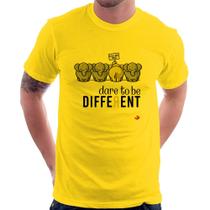 Camiseta Dare to be different - Foca na Moda