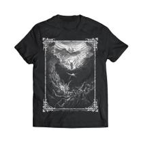 Camiseta Dark Art Gustave Doré O Último Juízo Apocalipse Do Século XIX Armageddon Gravura