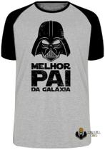Camiseta Darth Vader melhor pai da galaxia Blusa Plus Size extra grande adulto ou infantil
