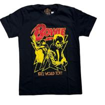 Camiseta David Bowie Blusa Adulto Unissex Bo1654 Camiseta David Bowie Blusa Adulto Unissex Bo1654