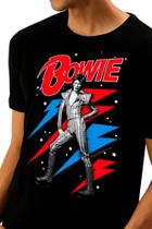 Camiseta David Bowie Rebel Rebel Blusa Adulto Oficial Licenciado Banda de Rock Unissex Of0221