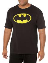 Camiseta DC Comics Batman Basic Logo para homens preta tamanho L Camiseta DC Comics Batman Basic Logo para homens preta tamanho L