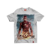 Camiseta DC Comics - The Flash Cinza Camiseta DC Comics - The Flash Cinza