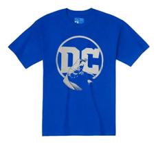 Camiseta DC Logo Piticas Azul Adulto 251202