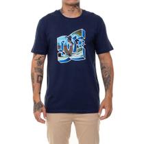Camiseta DC Shoes Blabac Kelis Masculina Azul Marinho Camiseta DC Shoes Blabac Kelis Masculina Azul Marinho