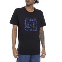 Camiseta DC Shoes Blue Flame Masculina SM23 Preto Camiseta DC Shoes Blue Flame Masculina SM23 Preto