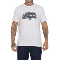 Camiseta DC Shoes DC Built Up Masculina Branco Camiseta DC Shoes DC Built Up Masculina Branco
