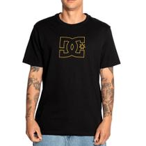 Camiseta DC Shoes DC Outline Star SM25 Masculina Preto Camiseta DC Shoes DC Outline Star SM25 Masculina Preto