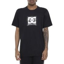 Camiseta DC Shoes DC Square Star Fill Masculina Preto Camiseta DC Shoes DC Square Star Fill Masculina Preto