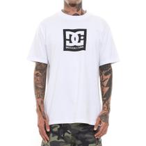 Camiseta DC Shoes DC Square Star Hss Masculina Branco Camiseta DC Shoes DC Square Star Hss Masculina Branco