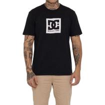 Camiseta DC Shoes DC Square Star Hss Masculino Preto Camiseta DC Shoes DC Square Star Hss Masculino Preto