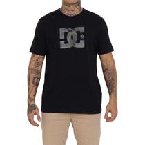 Camiseta DC Shoes DC Star Camo Fill Masculina Preto Camiseta DC Shoes DC Star Camo Fill Masculina Preto