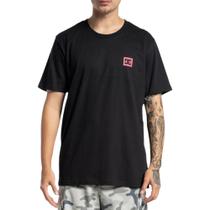 Camiseta DC Shoes Mininal Square Stripe WT23 Masculina Preto Camiseta DC Shoes Mininal Square Stripe WT23 Masculina Preto