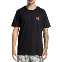 Camiseta DC Shoes Mininal Square Stripe WT23 Masculina Preto