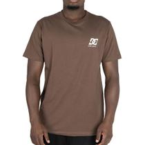Camiseta DC Shoes Palletline Plus Size WT25 Marrom Escuro